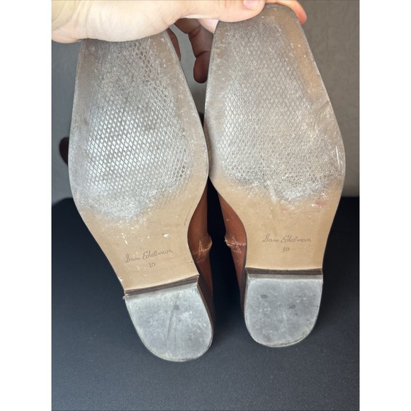 Women's Sam Edelman Cesar Brandy Leather Tall Boots, 10M - Picture 11 of 12